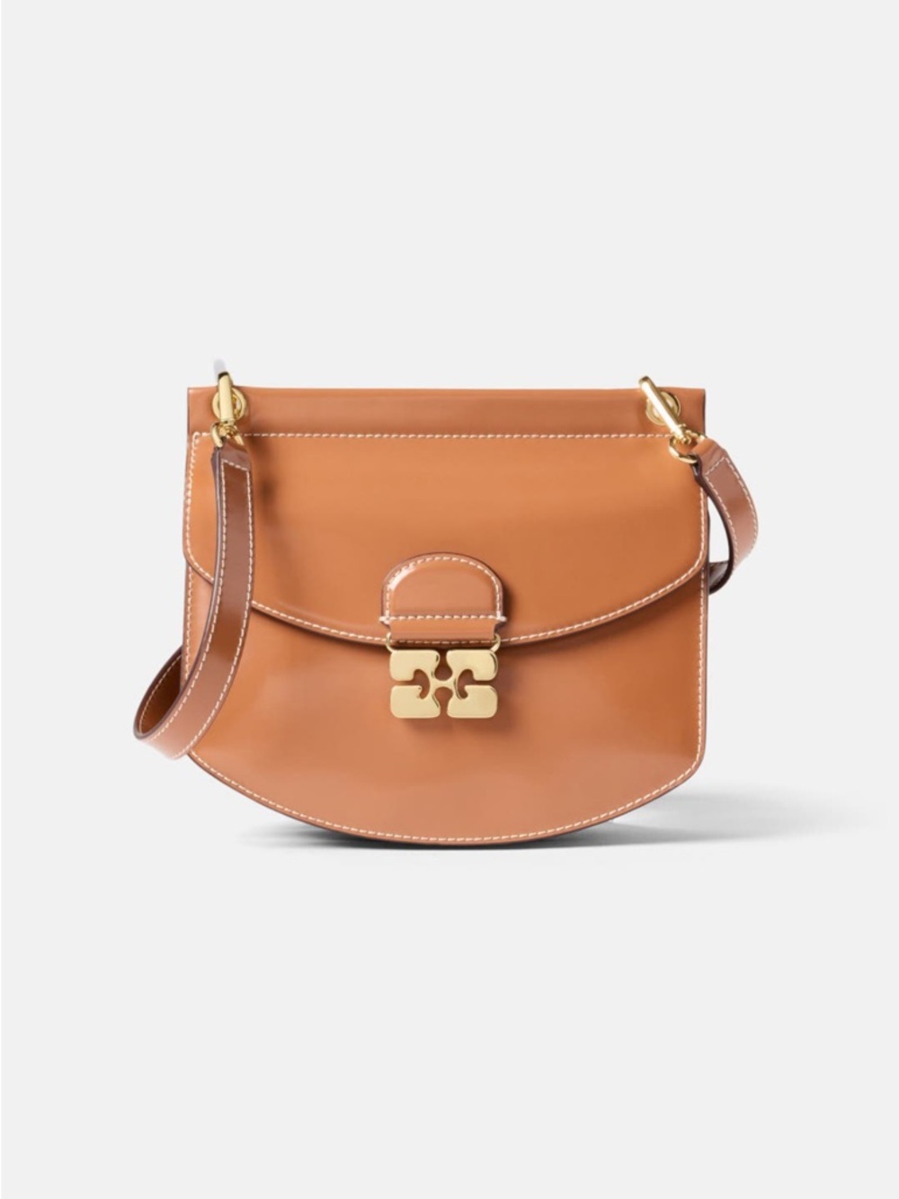 GANNI Small Patent Bag
